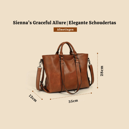 Genuine Leather Shoulder Bag for Women – Soft Everyday Handbag | Sienna