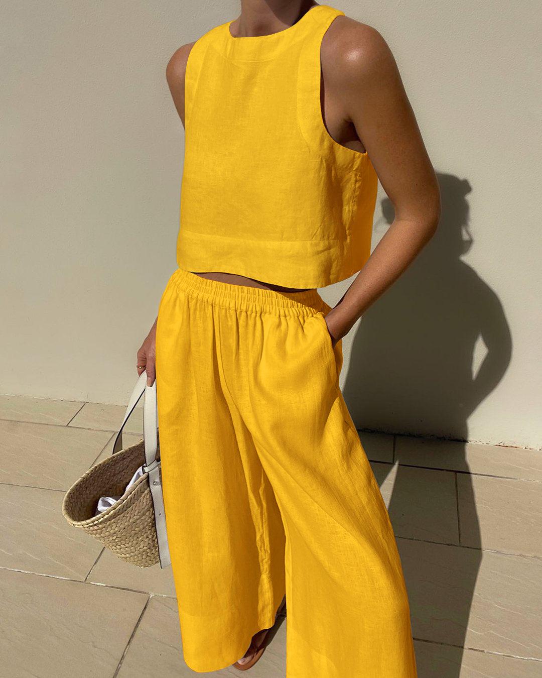 Harlow Sleeveless Two-Piece Set