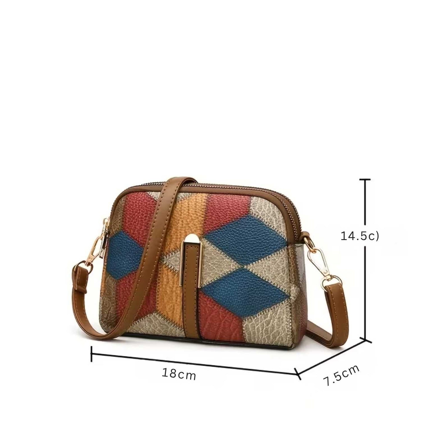 Genuine Leather Mini Bag for Women – Colourful Crossbody Bag