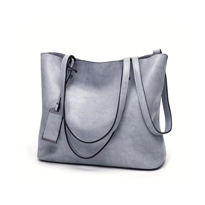 Genuine Leather Laptop Tote Bag for Women – Spacious Hands-Free Work Bag | Mira