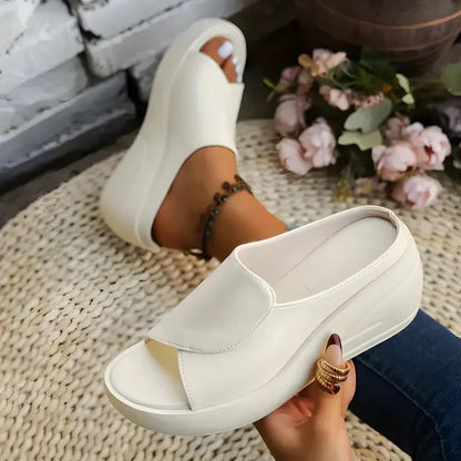 Orthopedic Slip-on Wedge Sandals
