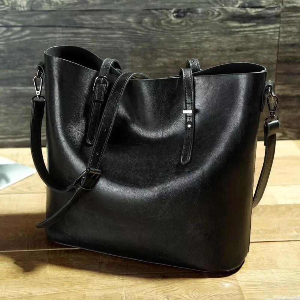 Genuine Leather Shoulder Bag for Women – Spacious Everyday Handbag | Nicole