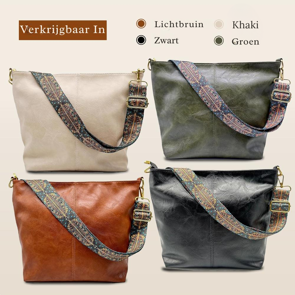 Genuine Leather Work Tote Bag for Women – Spacious Bag with Compartments | Chelsey