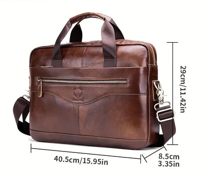 Genuine Leather Shoulder Bag – Compact Vintage Crossbody Bag | Tyler