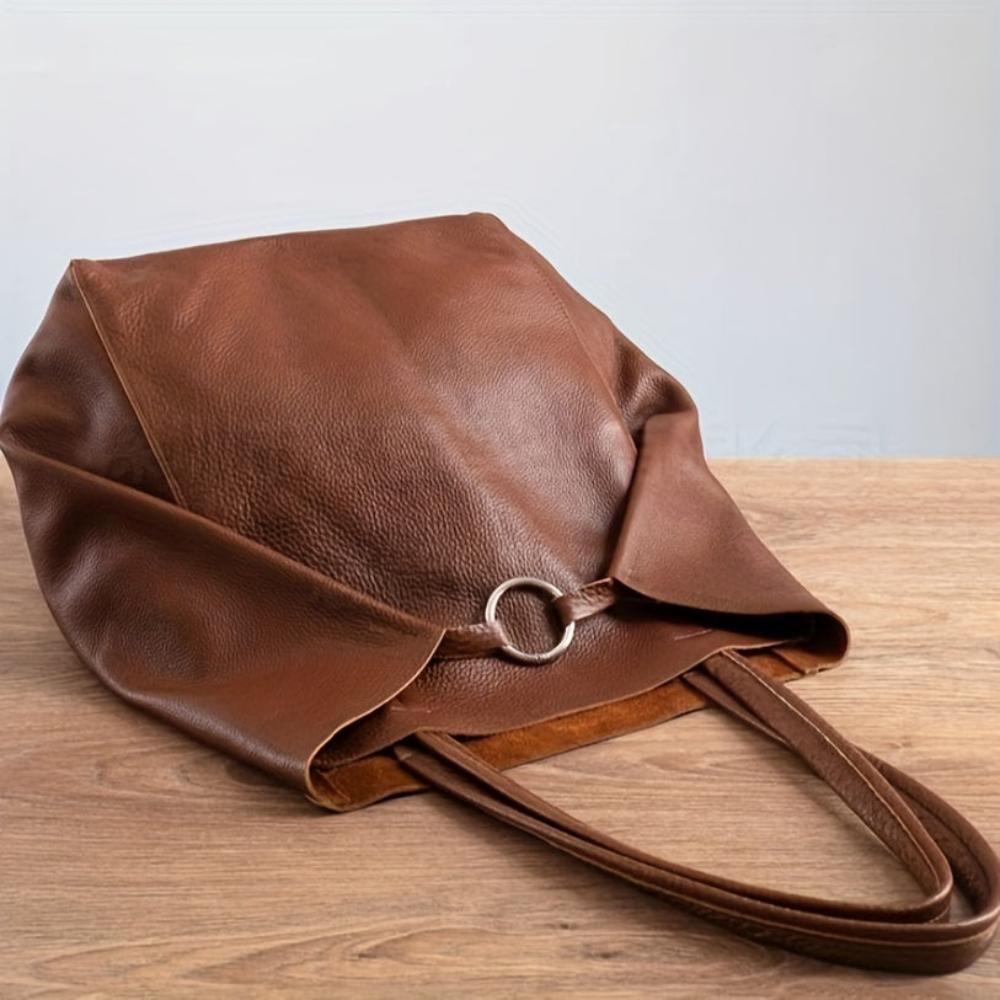 Large Tote Bag for Women – Soft Faux Leather Shoulder Bag with Pouch | Renée