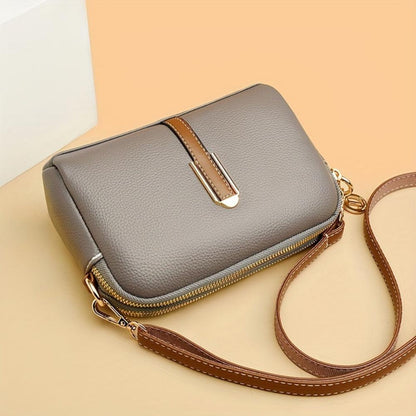 Genuine Leather Shoulder Bag for Women – Small Spacious Crossbody Bag | Mila