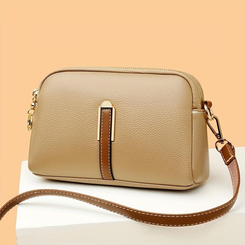 Genuine Leather Shoulder Bag for Women – Small Spacious Crossbody Bag | Mila
