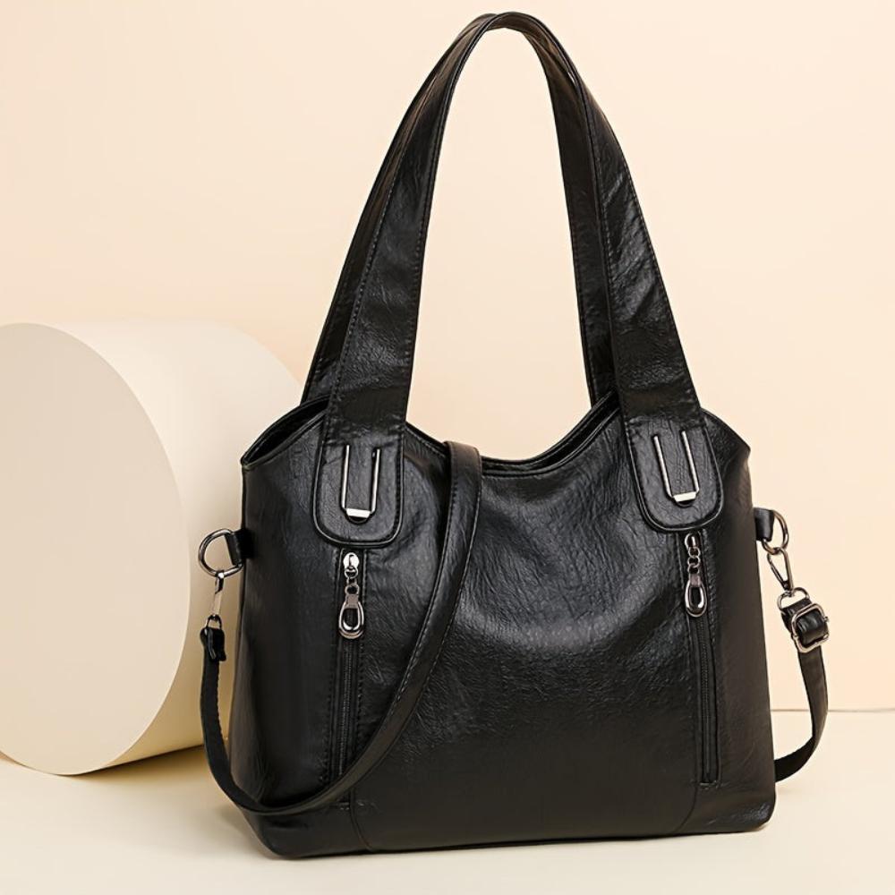 Genuine Leather Shoulder Bag for Women – Retro Vintage Handbag | Emma