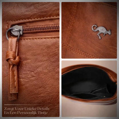 Genuine Leather Shoulder Bag for Women – Simple Everyday Handbag