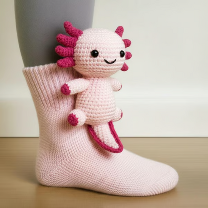 Fun 3D Animal Cosy Socks – Non-Slip Sole, One Size