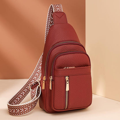Genuine Leather Shoulder Bag for Women – Compact Crossbody Handbag | Hazel