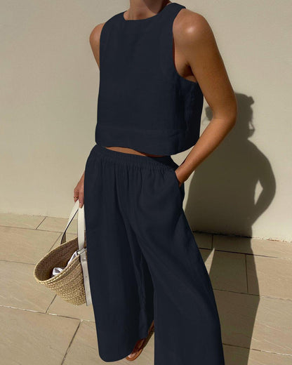 Harlow Sleeveless Two-Piece Set