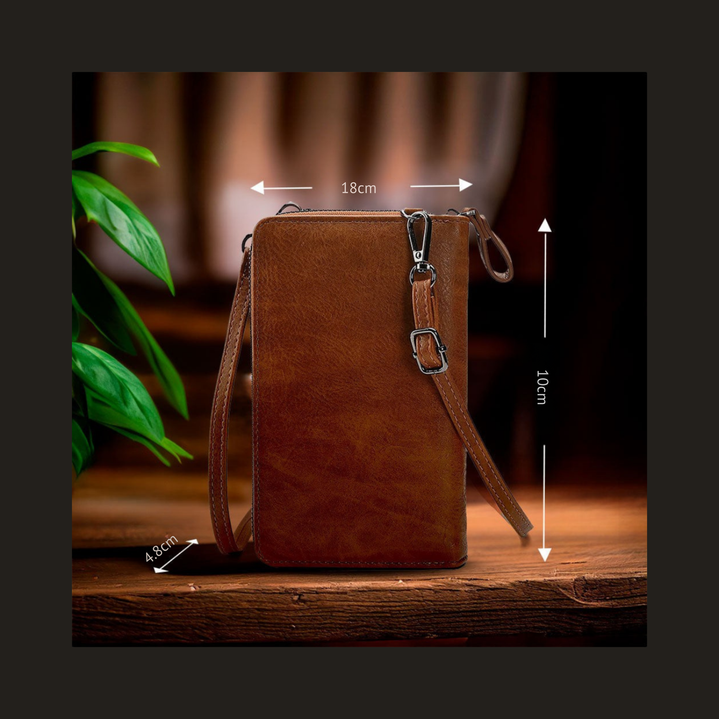 Genuine Leather Handbag for Women – Compact Everyday Bag