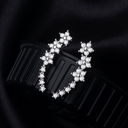 Timeless Floral Ear Climbers – Rose Gold, Silver or Gold