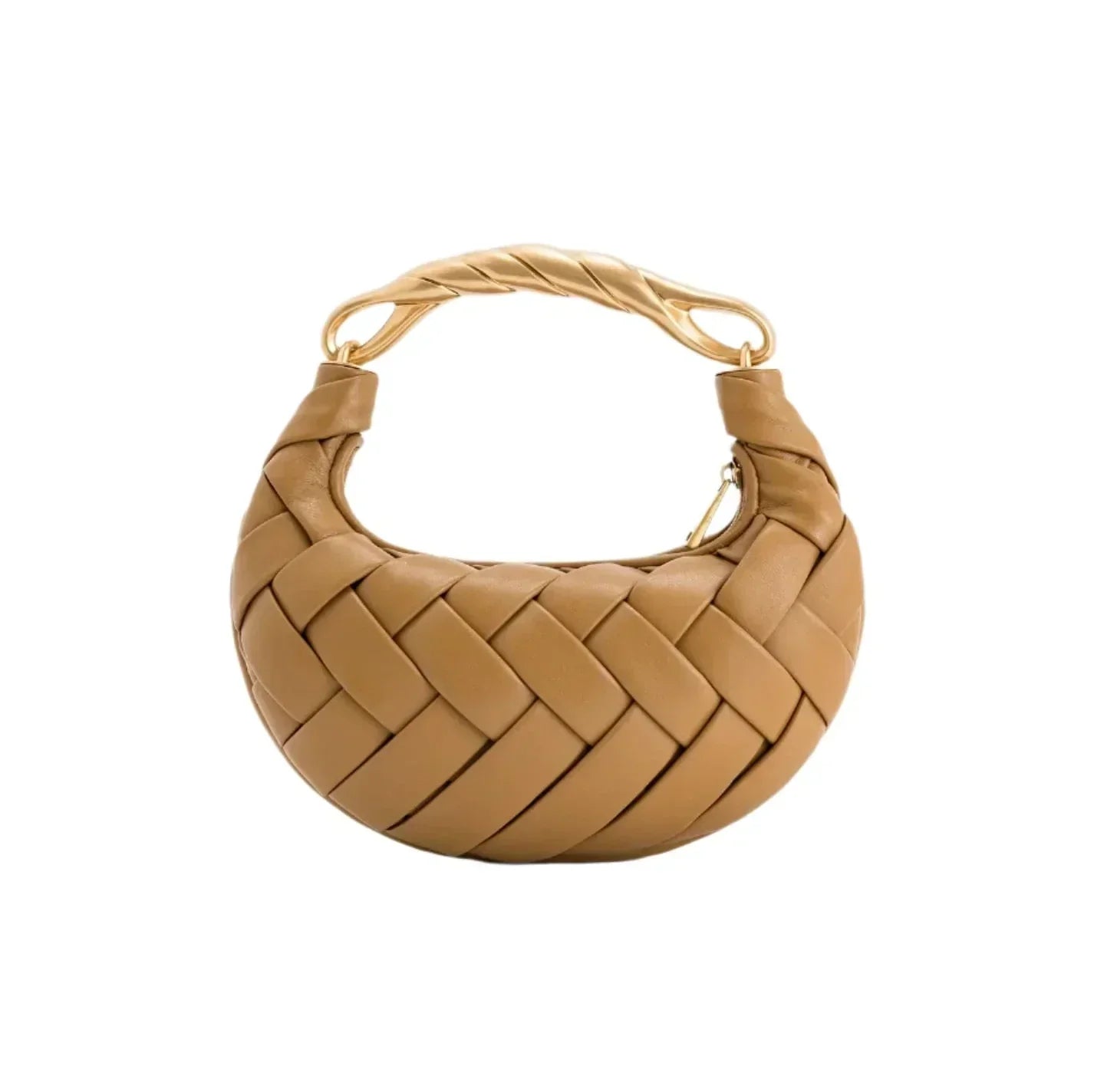 Woven Vegan Leather Bag for Women – Everyday Shoulder Bag