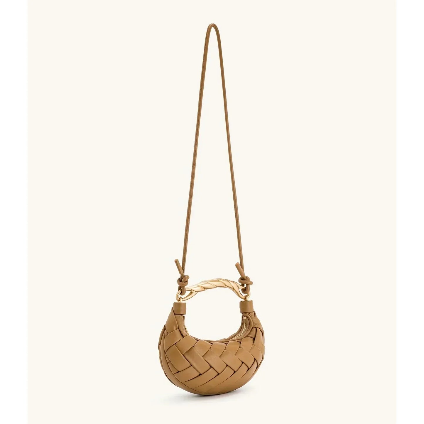 Woven Vegan Leather Bag for Women – Everyday Shoulder Bag