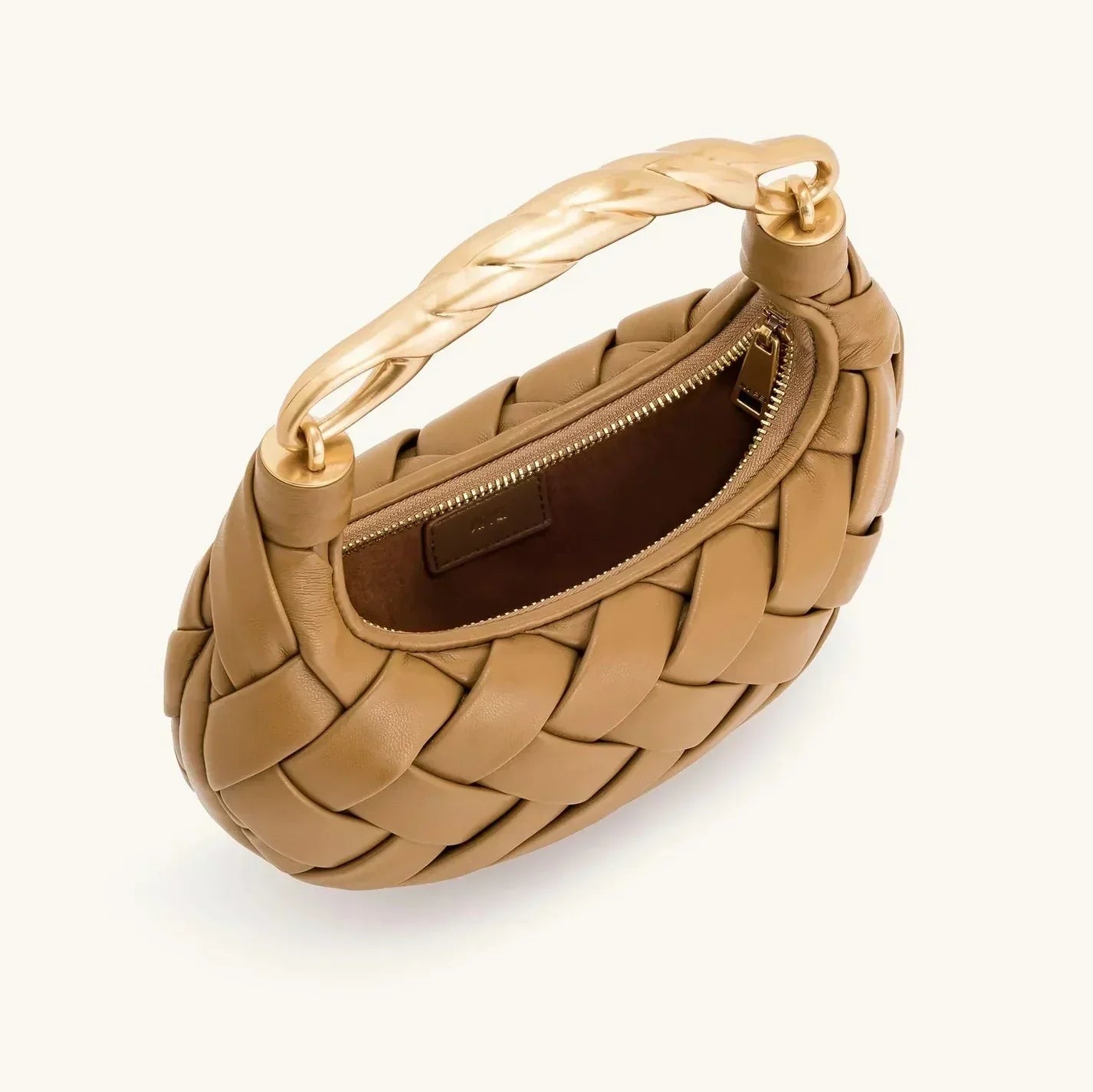 Woven Vegan Leather Bag for Women – Everyday Shoulder Bag