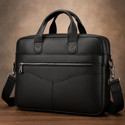 Genuine Leather Shoulder Bag – Compact Vintage Crossbody Bag | Tyler