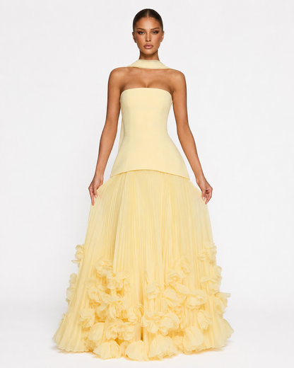 Rosette Gown Maxi