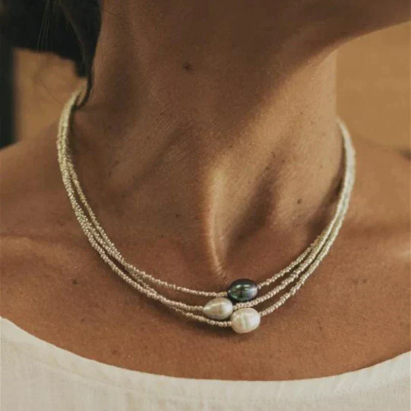 Natural Pearl Necklace – Classic Luminous Strand