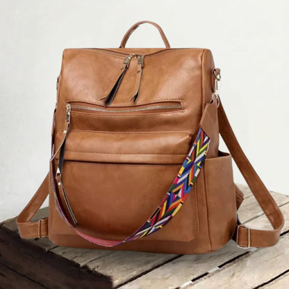 Genuine Leather Backpack for Women – Work & Everyday Rucksack | Nora