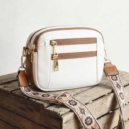 Genuine Leather Crossbody Bag for Women – Hands-Free Shoulder Bag
