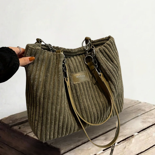 Genuine Leather Shoulder Bag for Women – Soft Everyday Bag | Elena