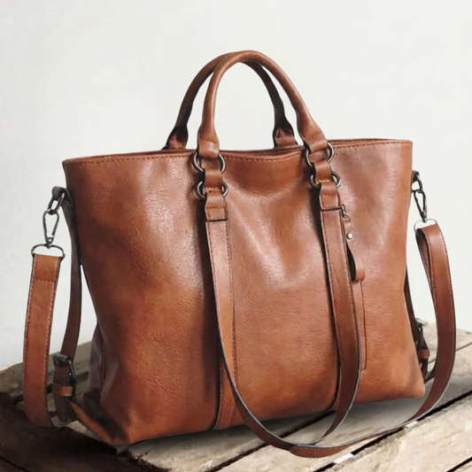 Genuine Leather Shoulder Bag for Women – Comfortable Everyday Handbag | Charlotte