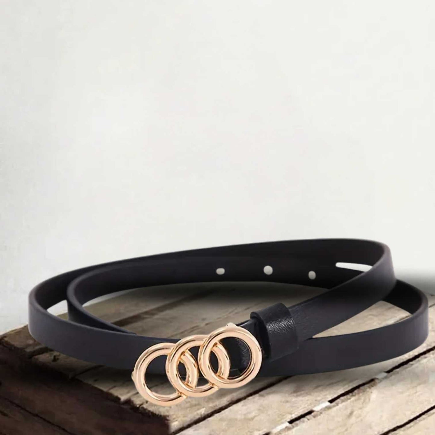 Genuine Leather Belt for Women – Soft Slim Comfortable Belt