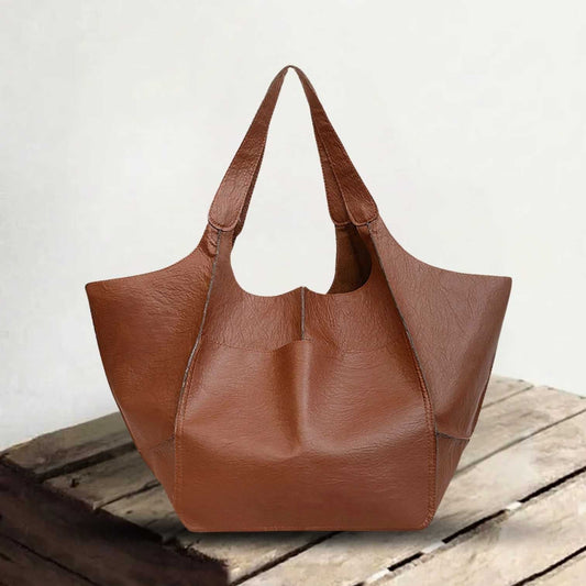 Genuine Leather Tote Bag for Women – Extra Large Shopper Bag | Laura