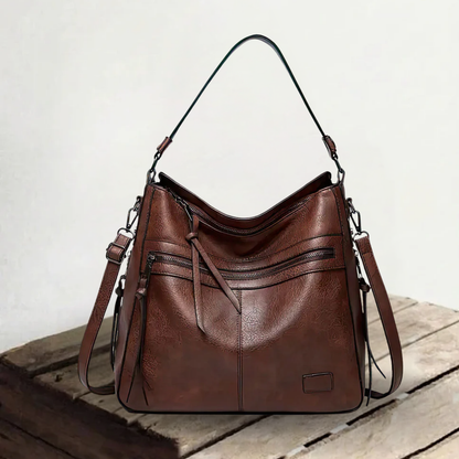Genuine Leather Tote Bag for Women – Spacious Lightweight Everyday Bag | Magda