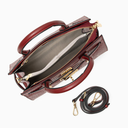 Genuine Leather Handbag for Women – Structured Shoulder Bag
