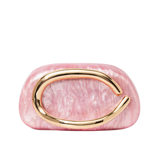 Pearlescent Clutch Bag for Women – Gold Chain Evening Bag | Aurelia