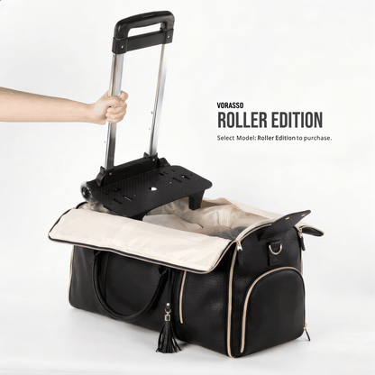 Roller edition open with the trolley frame extended