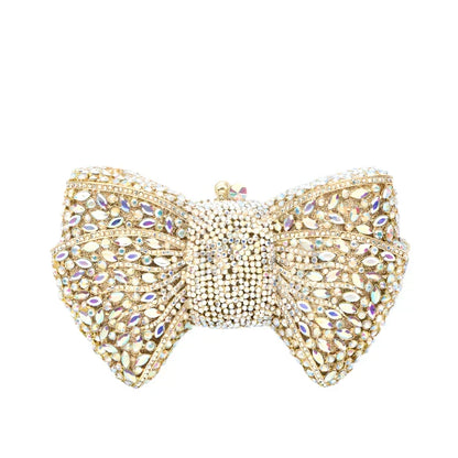 Rhinestone Vegan Leather Clutch Bag for Women – Evening Party Bag
