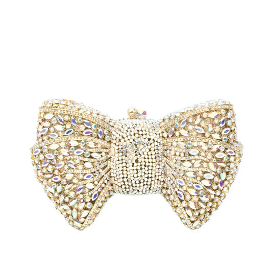 Rhinestone Vegan Leather Clutch Bag for Women – Evening Party Bag | Ora