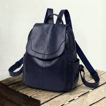 Genuine Leather Backpack for Women – Hands-Free Everyday Rucksack | Luna