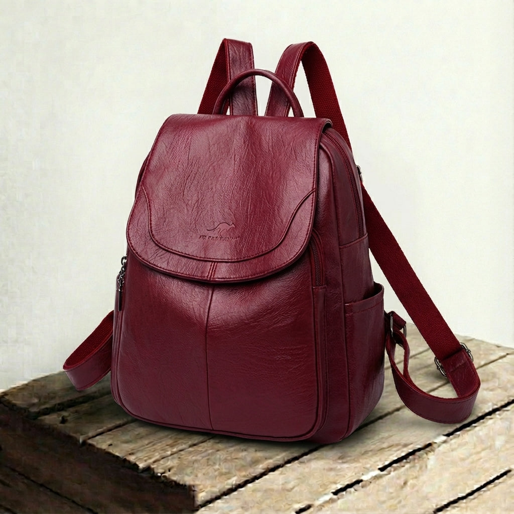 Genuine Leather Backpack for Women – Hands-Free Everyday Rucksack | Luna