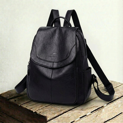 Genuine Leather Backpack for Women – Hands-Free Everyday Rucksack | Luna
