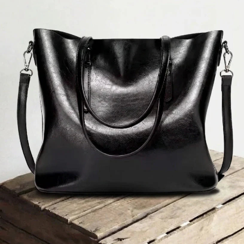 Genuine Leather Shoulder Bag for Women – Spacious Everyday Handbag | Nicole