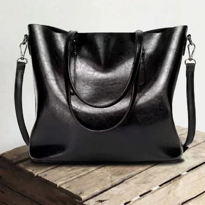 Genuine Leather Shoulder Bag for Women – Spacious Everyday Handbag | Nicole