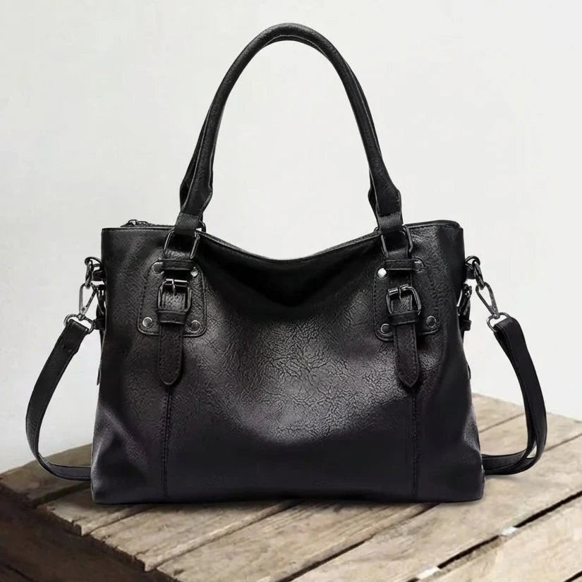 Genuine Leather Shoulder Bag for Women – Soft Everyday Handbag | Sienna