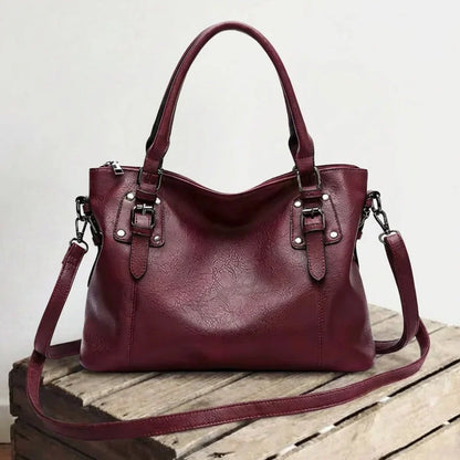 Genuine Leather Shoulder Bag for Women – Soft Everyday Handbag | Sienna