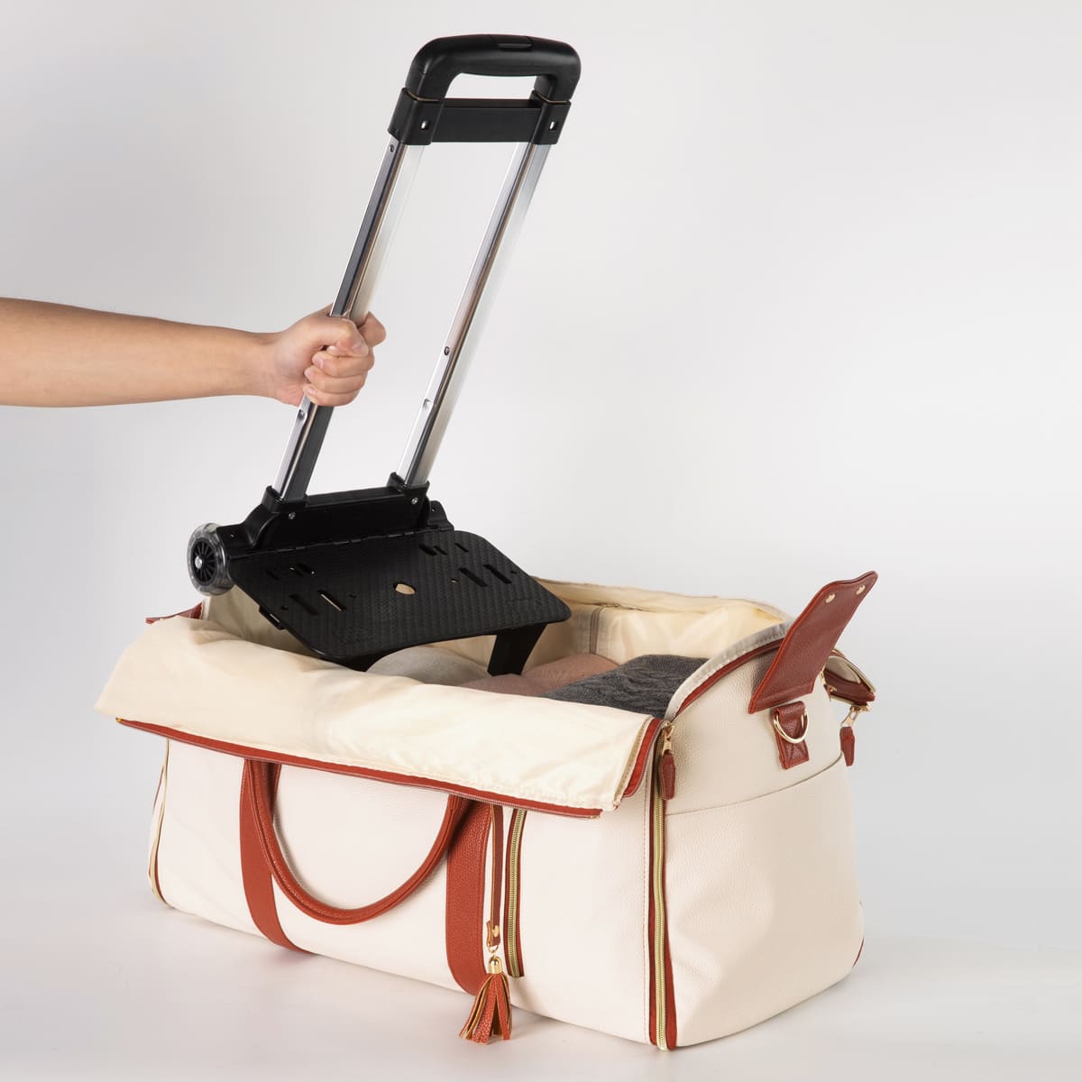 Bag photographed in daylight