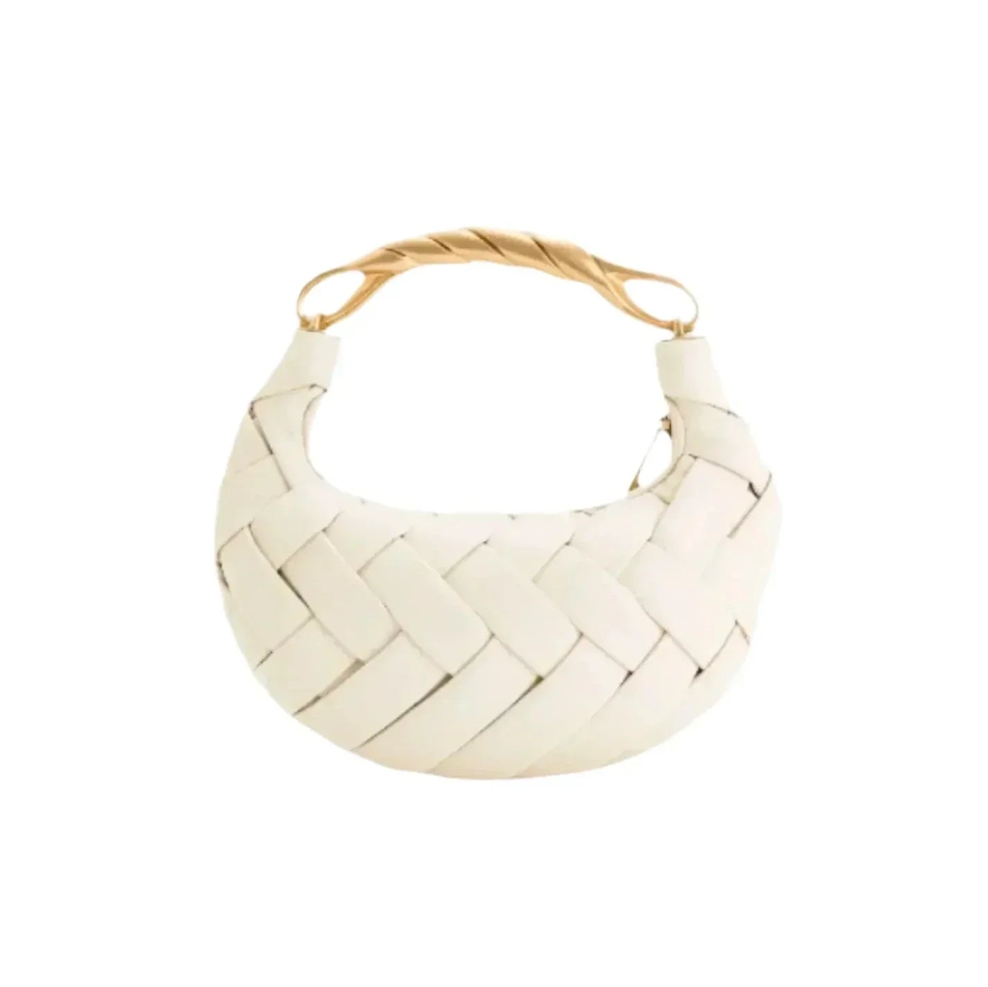 Woven Vegan Leather Bag for Women – Everyday Shoulder Bag