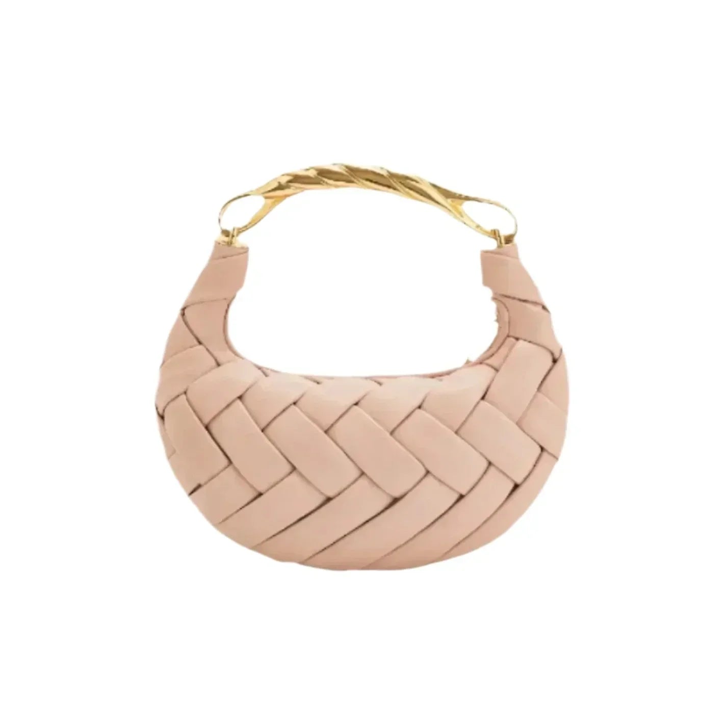 Woven Vegan Leather Bag for Women – Everyday Shoulder Bag
