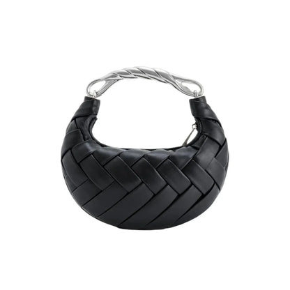 Woven Vegan Leather Bag for Women – Everyday Shoulder Bag
