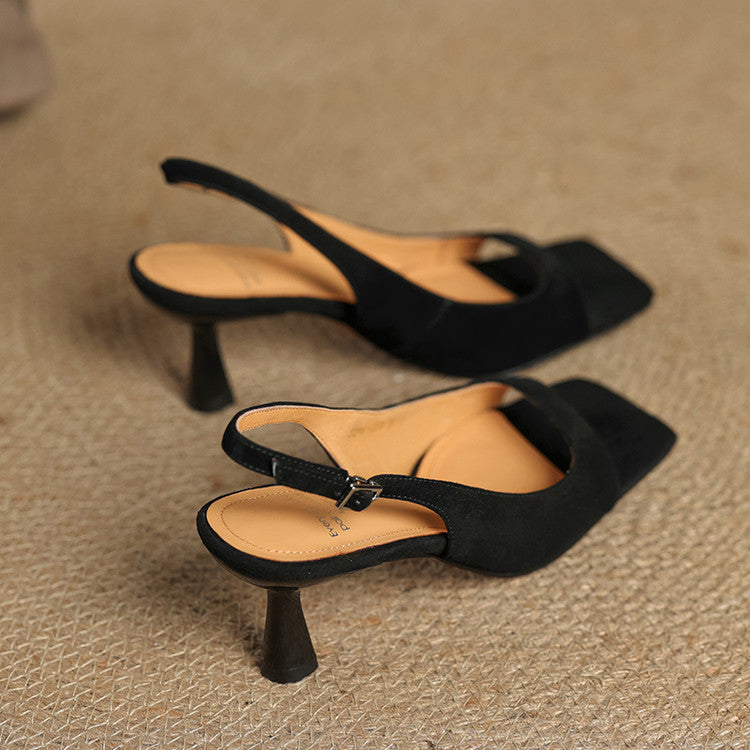 Moria Genuine Leather Slingback Sandals