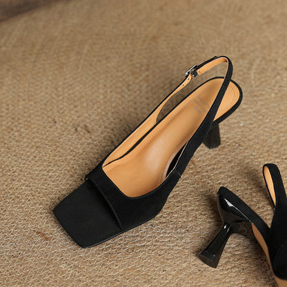 Moria Genuine Leather Slingback Sandals