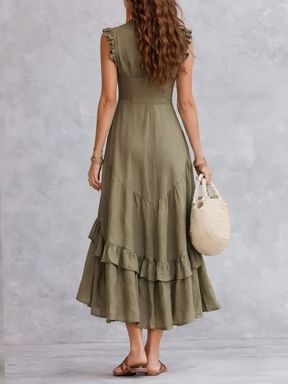 Valentina Ruffle Maxi Dress